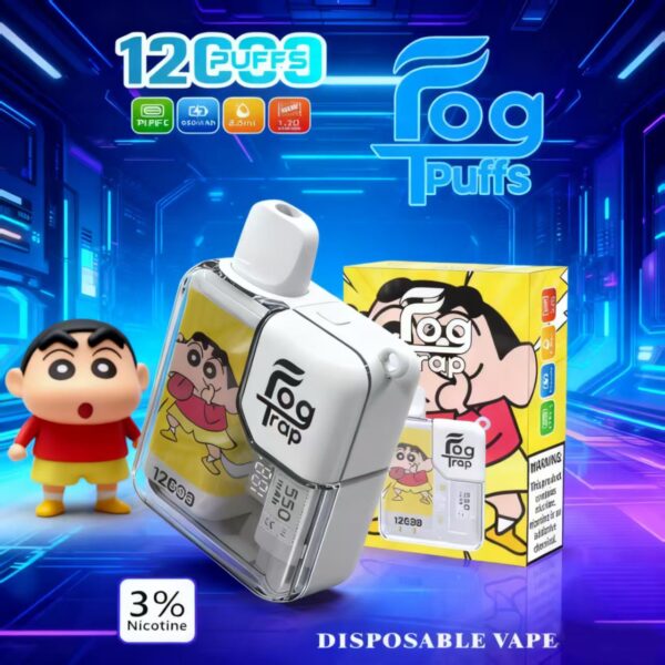 圖片_20251211181737_408_9-600x600 Fog Trap💗蠟筆小新x拉布布聯名款 拋棄式電子煙 12000口💗